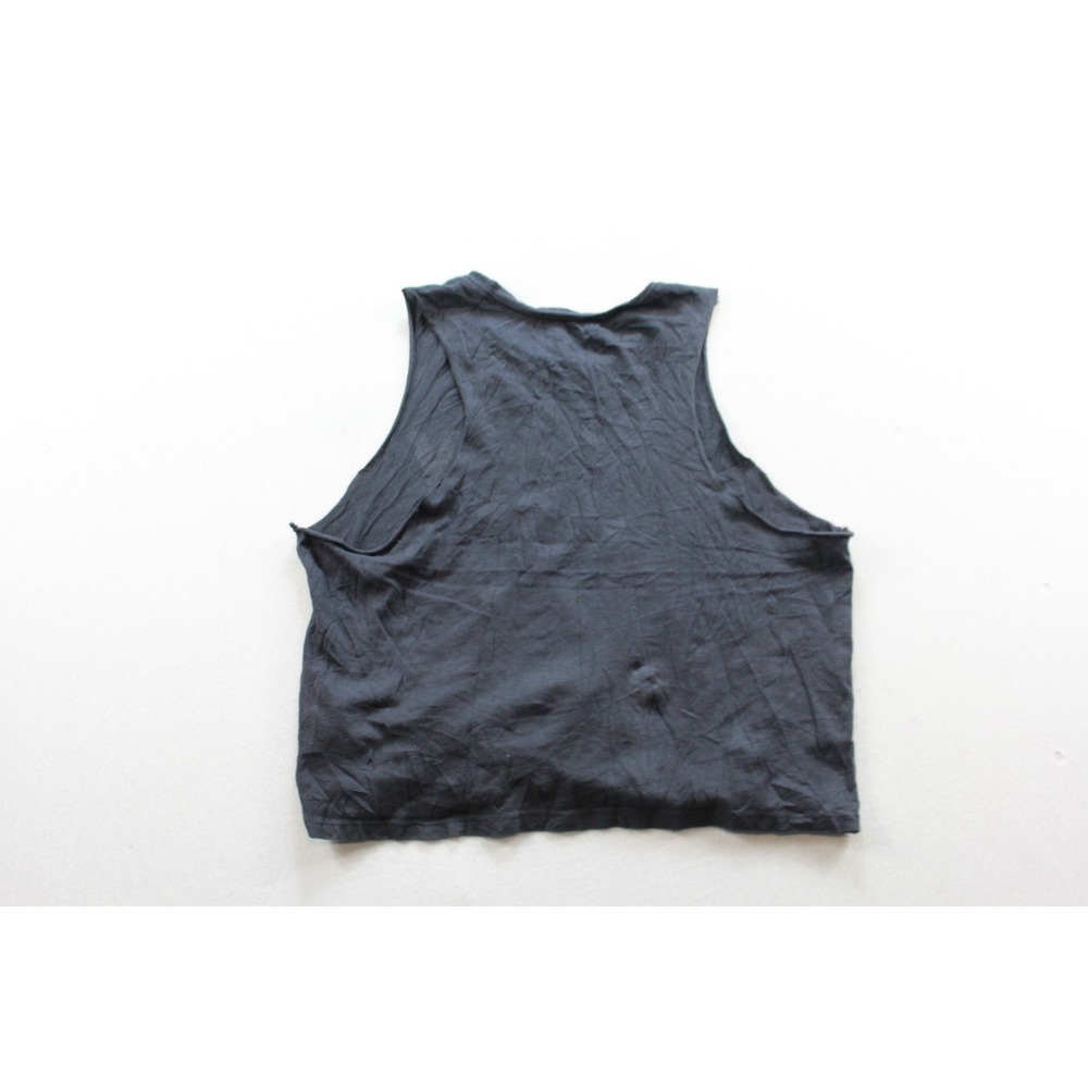 Rebellious One Women Tank Top Happy Camper Sleeveless Round Neck Size Large